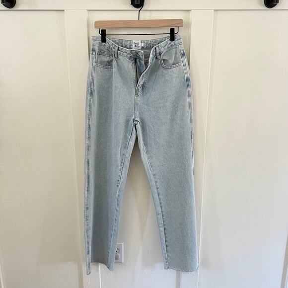 Princess Polly Light Wash Wide Leg Jeans Women's Size 6 - Picture 1 of 6